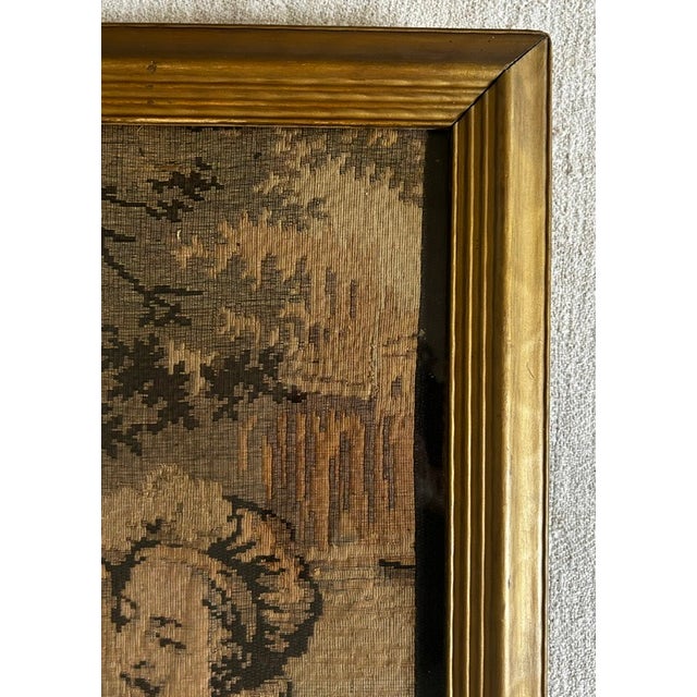 Framed Antique European Woven Tapestry Textile For Sale In New York - Image 6 of 16