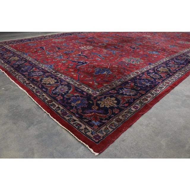Textile Oversized Antique Turkish Sparta Rug - 10'09 X 19'01 For Sale - Image 7 of 8