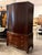 Contemporary Dark Espresso Wood Media Armoire Cabinet For Sale - Image 3 of 12