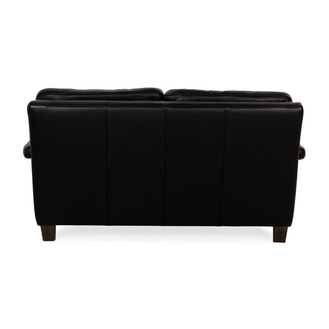 Black Leather 2-Seater Sofa from Willi Schillig For Sale - Image 11 of 13