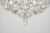 Metal Late 20th Century Restored 9 In. Faceted Crystal Flush Mount Ceiling Light For Sale - Image 7 of 9