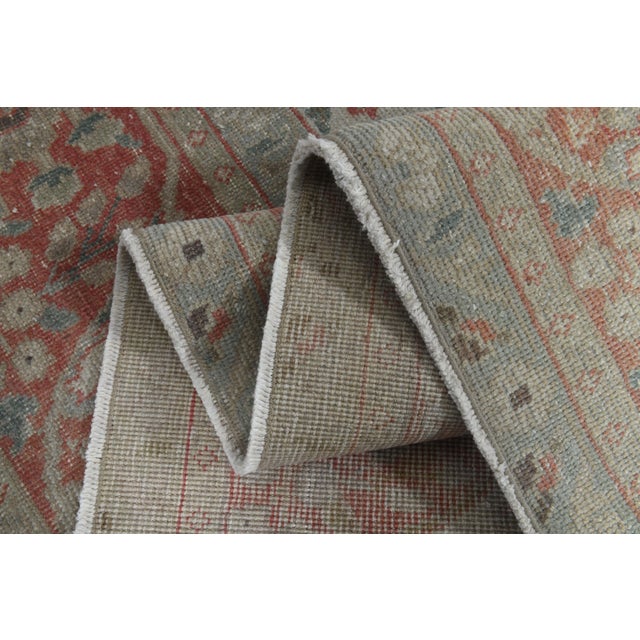 1970s Vintage Persian Handmade Wool Cotton Brown Area Rug For Sale - Image 4 of 11