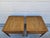 Brown Henredon Walnut Square Side Tables Banded Tops For Sale - Image 8 of 13