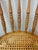 Circa 1900 Antique Oak Pressed-Back Youth Chair With Cane Seat For Sale - Image 11 of 12