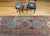 1900 - 1909 Vintage Persian Heriz Serapi Runner, Hand-Knotted Wool, Geometric Pattern, Terracotta & Navy, 3x16 For Sale - Image 5 of 15