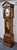 Wood Ridgeway Oak Grandfather Clock Jacobean Style Barley Twist Tempus Fugit For Sale - Image 7 of 18