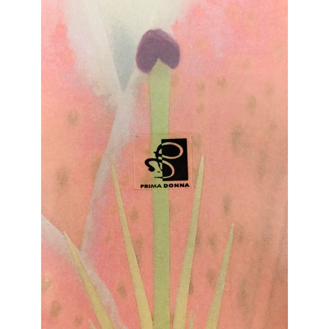 Red Vintage Prima Donna Red Flower Plates, Set of 3 For Sale - Image 8 of 9