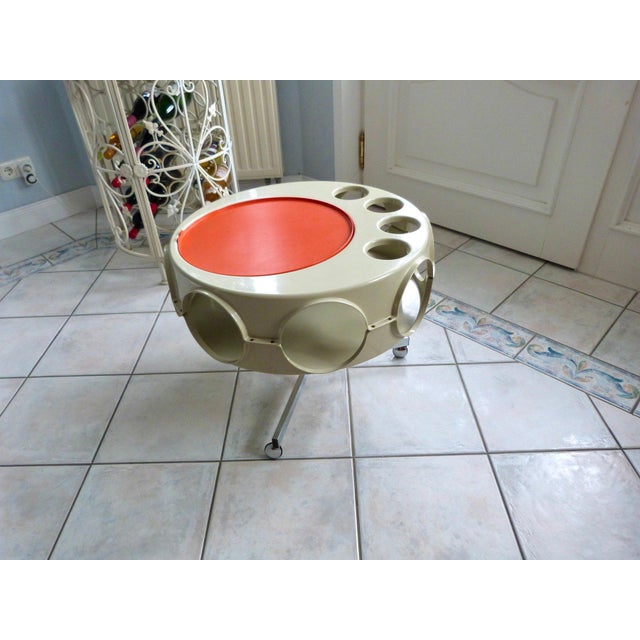 Rotobar Space Age Bar Cart by Curver Brunssum, Netherlands, 1970 For Sale - Image 4 of 9
