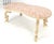 Hollywood Regency Kidney Organic Shape Rouge Marble Top Coffee Center Table For Sale - Image 3 of 4