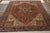Traditional Hand-Knotted Antique Persian Heriz Rug in Red, Blue, Beige Medallion Pattern For Sale - Image 3 of 7