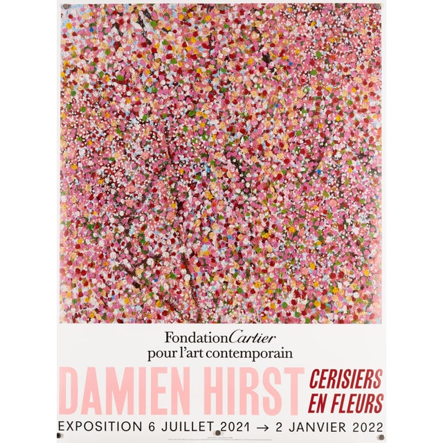 Cherry Blossoms Exhibition Poster by Damien Hirst, 2021 For Sale - Image 9 of 9