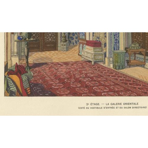 Paper After Henry dAllemagne, The Oriental Gallery: Ottoman Splendour and Islamic Ornament, 1900, Print For Sale - Image 7 of 10
