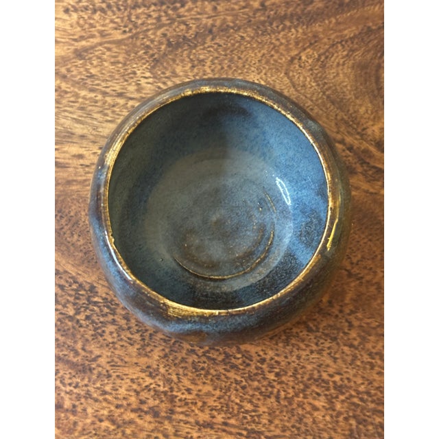 1970s Mid Century Modern American Studio Ceramic Bowl For Sale - Image 4 of 5