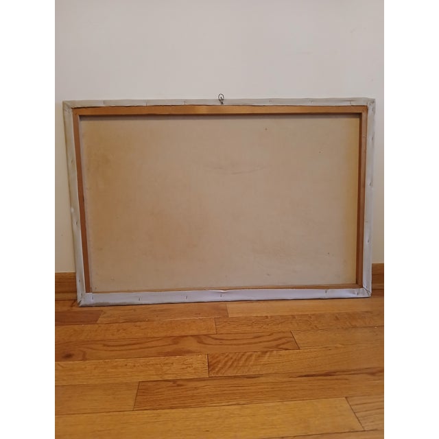 The piece features rich, naturalistic hues—deep purples and inky blacks in the grapes, warm reds and golden yellows in the...