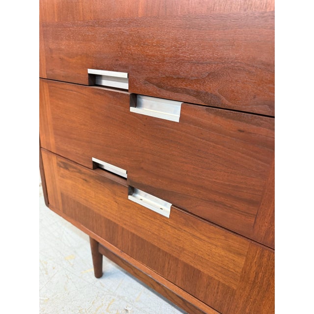 Mid-Century Modern Drexel Declaration Walnut Sideboard For Sale - Image 12 of 12