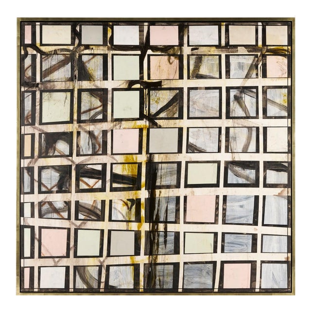 Late 20th Century Large Tsibi Geva Abstract Painting, Untitled For Sale