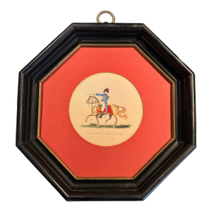 Late 18th -Early 19th Century Hand Colored Equestrian Etching, Frederick Duke of York