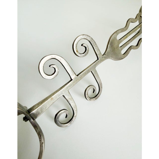 Postmodern Steel Candle Holder For Sale In Sacramento - Image 6 of 8