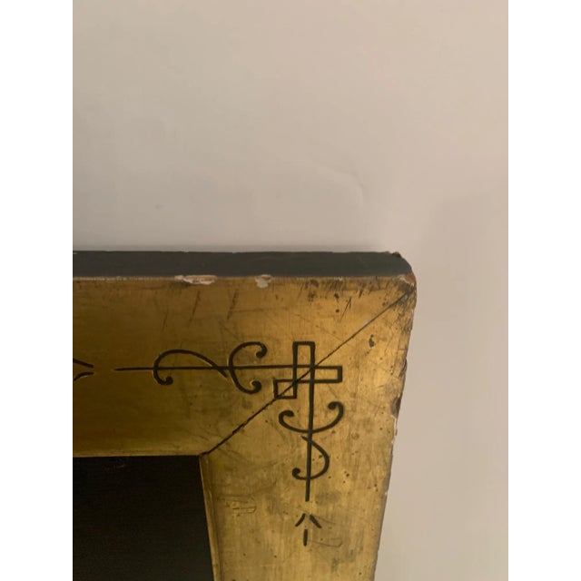 19th Century Portraits in Giltwood Frames -A Pair For Sale - Image 9 of 13