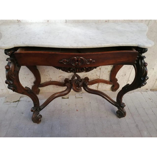 Antique Rosewood Console Tables, Set of 2 For Sale - Image 13 of 18