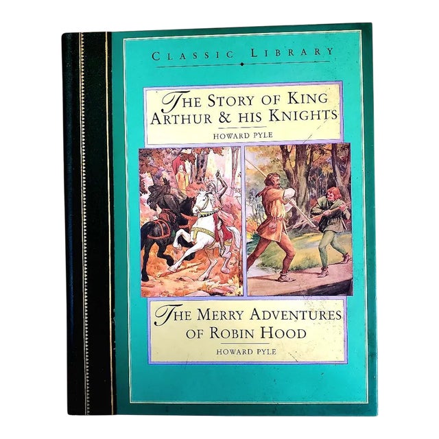 Vintage King Arthur & Robin Hood Hardcover Book For Sale