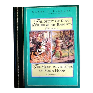 Vintage King Arthur & Robin Hood Hardcover Book