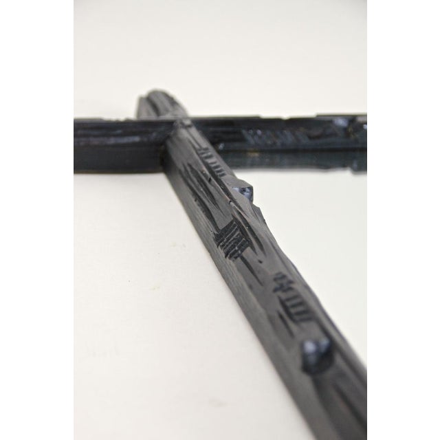 Austrian Black Forest Basswood Wall Mirror, 1880s For Sale - Image 12 of 16