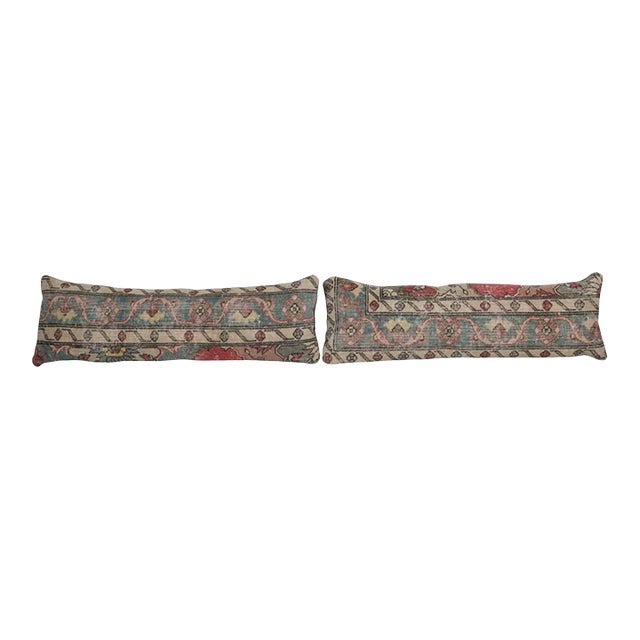 Turkish Carpet Cushion Cover - a Pair For Sale