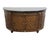 Rustic European Collezione Europa Mahogany Traditional Neoclassical Revival 66" Demilune Buffet W. Granite Top For Sale - Image 3 of 13
