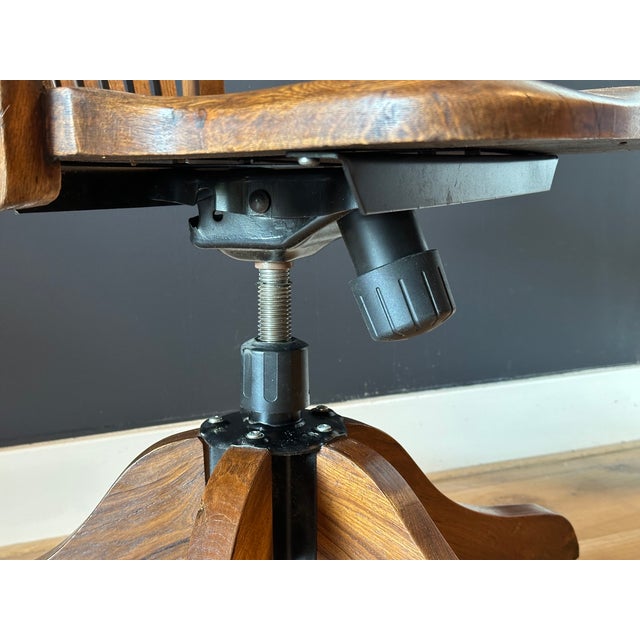 2000 - 2009 Vintage Swivel Desk Chair, 1990s For Sale - Image 5 of 6