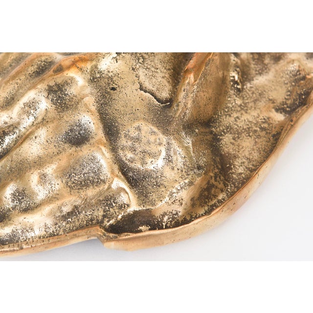 Vintage Praying Hands Brass Bowl, Object or Paperweight 50's For Sale - Image 11 of 11