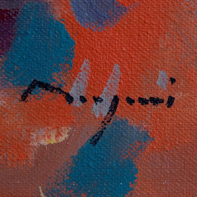 Impressionist Artist, Wildflowers Landscape, Oil Painting For Sale - Image 5 of 6