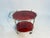Wood Red Goatskin Serving Bar Cart from Aldo Tura, 1960s For Sale - Image 7 of 13