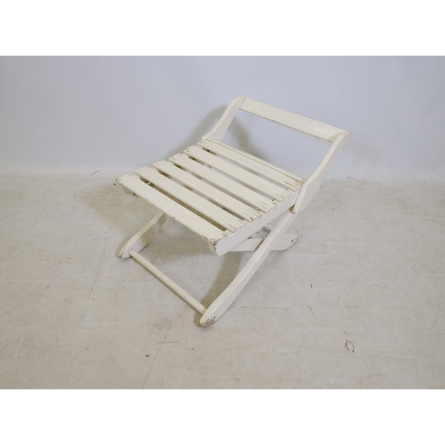 Mid-Century Wooden Riviera Deck Chair from Triconfort, 1970s For Sale - Image 13 of 16