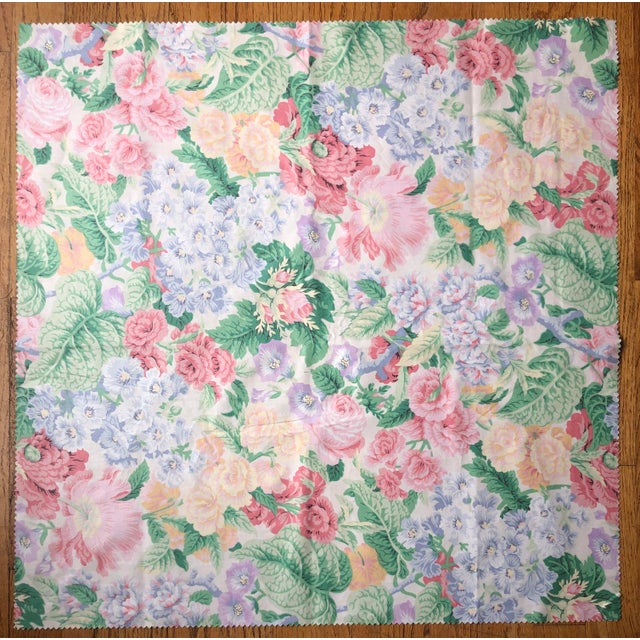 P Kaufmann Floral Chintz Fabric Oversized Sample For Sale - Image 4 of 4