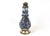 Mid-Century Moroccan Hand Painted Cobalt Ceramic Decanter with Wire Filigree Detailing, 1950s For Sale - Image 12 of 14