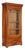 Louis Philippe Walnut Wardrobe with Glass Door For Sale