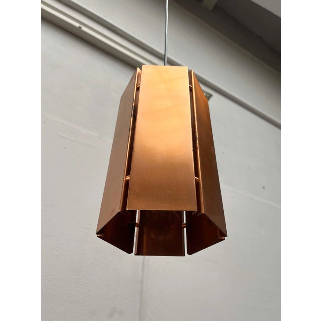 Mid-Century Modern German Copper Pendant Lamps, 1960s, Set of 3 For Sale - Image 14 of 18