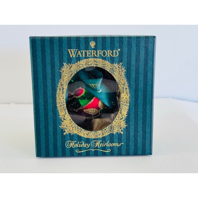 Waterford Waterford 1999 Nostalgic Collection Holiday Medallion Ornament W/ Box For Sale - Image 4 of 5