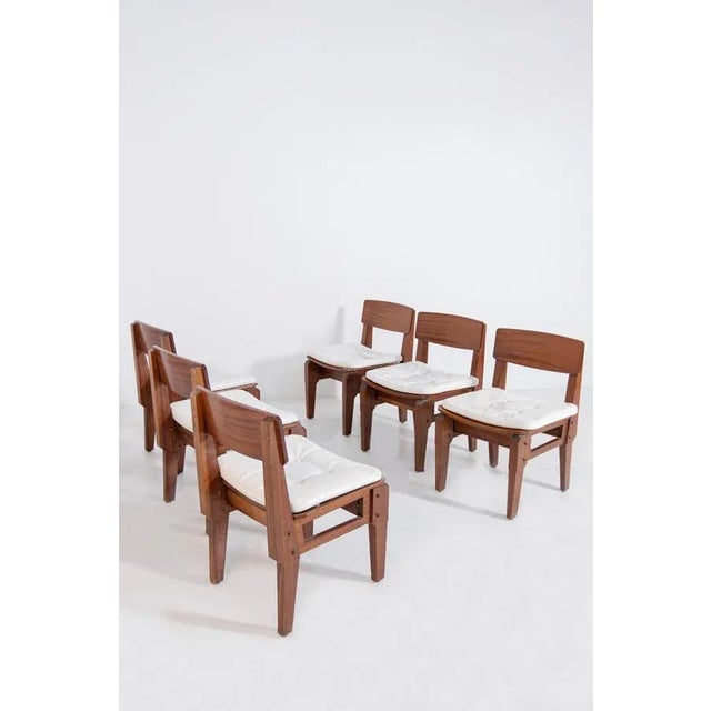 Vintage Italian Chairs by Vito SanGirardi for the Pallante Shop, Set of 6 For Sale - Image 15 of 18