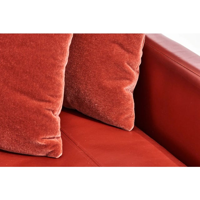 Joe d'Urso Leather Sectional Sofa, Knoll 1980 For Sale - Image 9 of 11