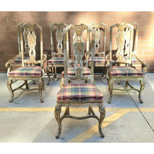 Vintage Drexel Heritage "Sketchbook" Collection Dining Chairs Set of