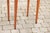 Brown Italian 1820s Walnut Side Table with Oyster Veneer and Inlaid Quadrilobe Motif For Sale - Image 8 of 12