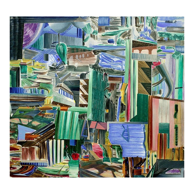 Larry Dinkin Urban Tilt, 2004 - Signed For Sale