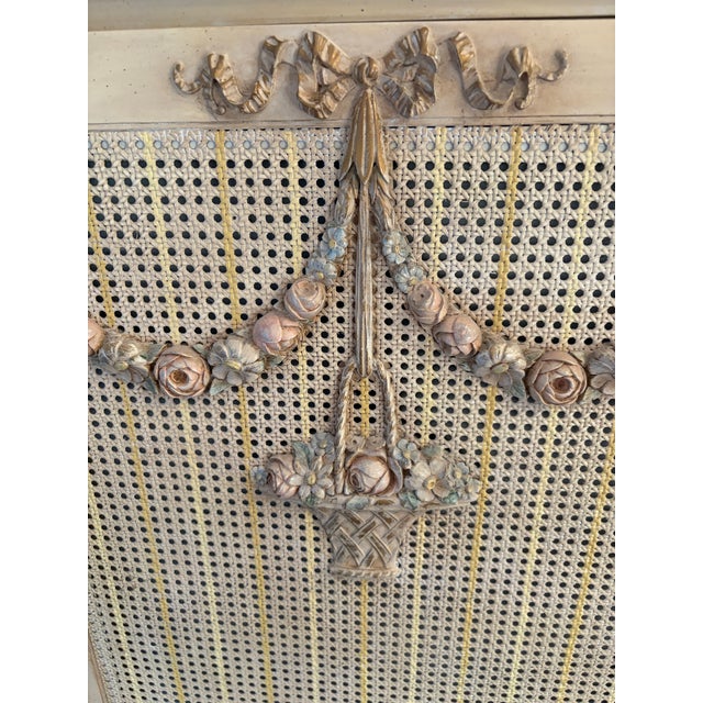 A beautiful vintage armoire by Royal Furniture Co. of Grand Rapids, MI, circa mid-20th century. Crafted in the French...