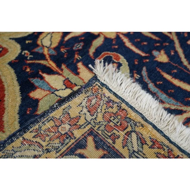 Late 18th Century Antique Farahan Sarouk Rug 4'7'' x 6'8'' For Sale - Image 9 of 10