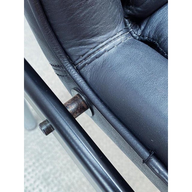 Vintage 8400 Chairs in Leather by Jorgen Kastholm for Kusch & Co., Germany, 1980s, Set of 4 For Sale - Image 12 of 18