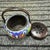 Late 20th Century Cloisonné Enamel Hand Warmer, Floral Phoenix Chinoiserie Lidded Vessel With Handle For Sale - Image 4 of 7