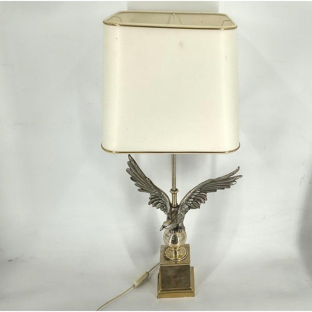 Nikkel Eagle Table Lamps by Loevsky and Loevsky, 1970s, Set of 2 For Sale - Image 11 of 18