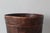 Wood Vintage Handcrafted Burnt "Tortoise" Shell Bamboo Paper Wastebasket. For Sale - Image 7 of 11